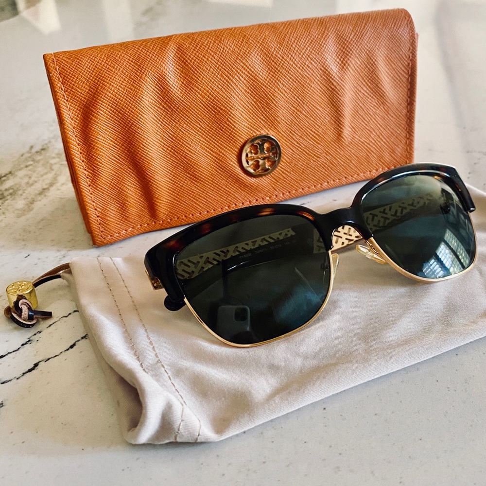Tory Burch TY6032 301671 Tortoise Gold Sunglasses